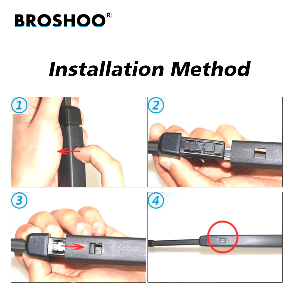 

BROSHOO Car Rear Wiper Blades Back Windscreen Wiper Arm For Skoda Octavia Hatchback (2013 Onwards) 405mm,Windshield Car Styling