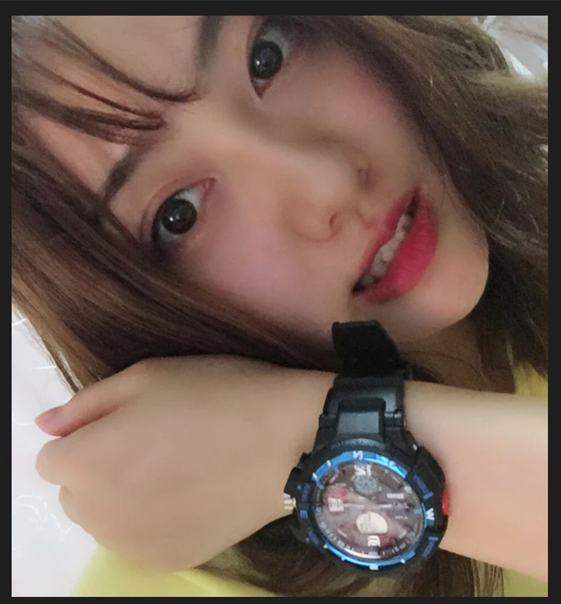 Xfcs женские водонепроницаемые наручные электронные автоматические часы для