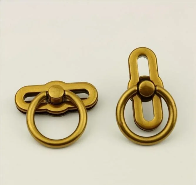 (10 PCS/lot) Bag Handbag Hardware Ring Metal Rotating Decorative Buckle Accessories | Багаж и сумки