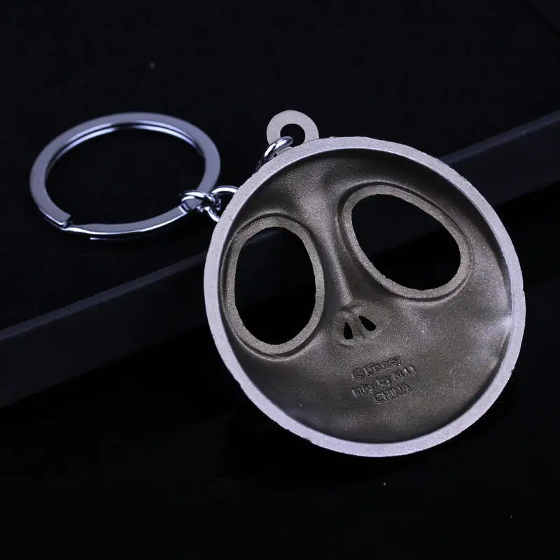 Кошмар перед Рождеством Тыква король Санта Джек брелок череп голова Skellington мужской брелок с киногероем ювелирные изделия llaveros