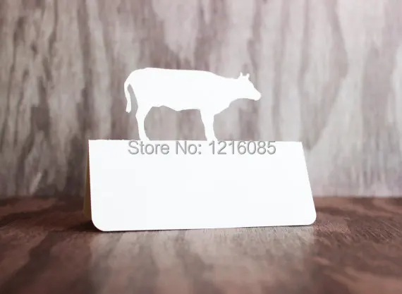 

Wedding Place Cards Cow Set wedding party place table escort card