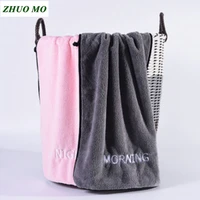 2pcs free shipping embroidery face towel bathroom pink 3476cm towel quick dry for home hotel wedding gift towels for adults