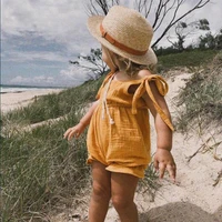 new 2020 baby lovely one pieces kids boy girls suspender romper brand cotton baby boys summer romper infant girl solid rompers