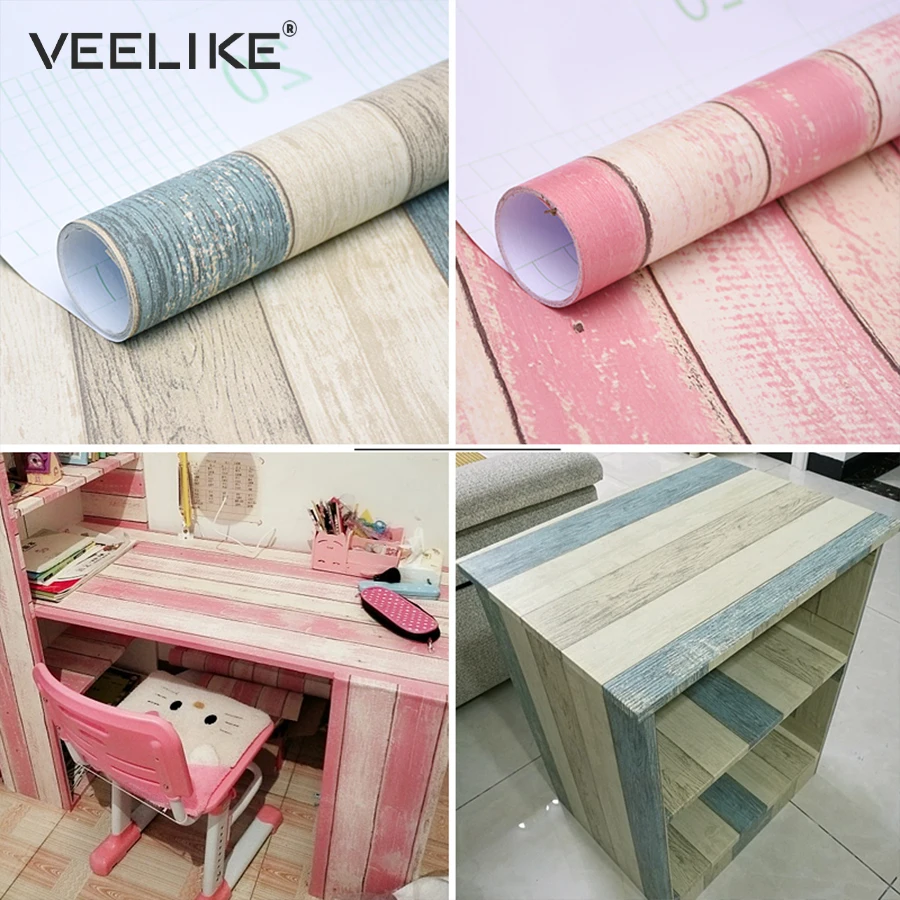 Виниловая контактная бумага с деревянным лицевым покрытием для кухонных шкафов