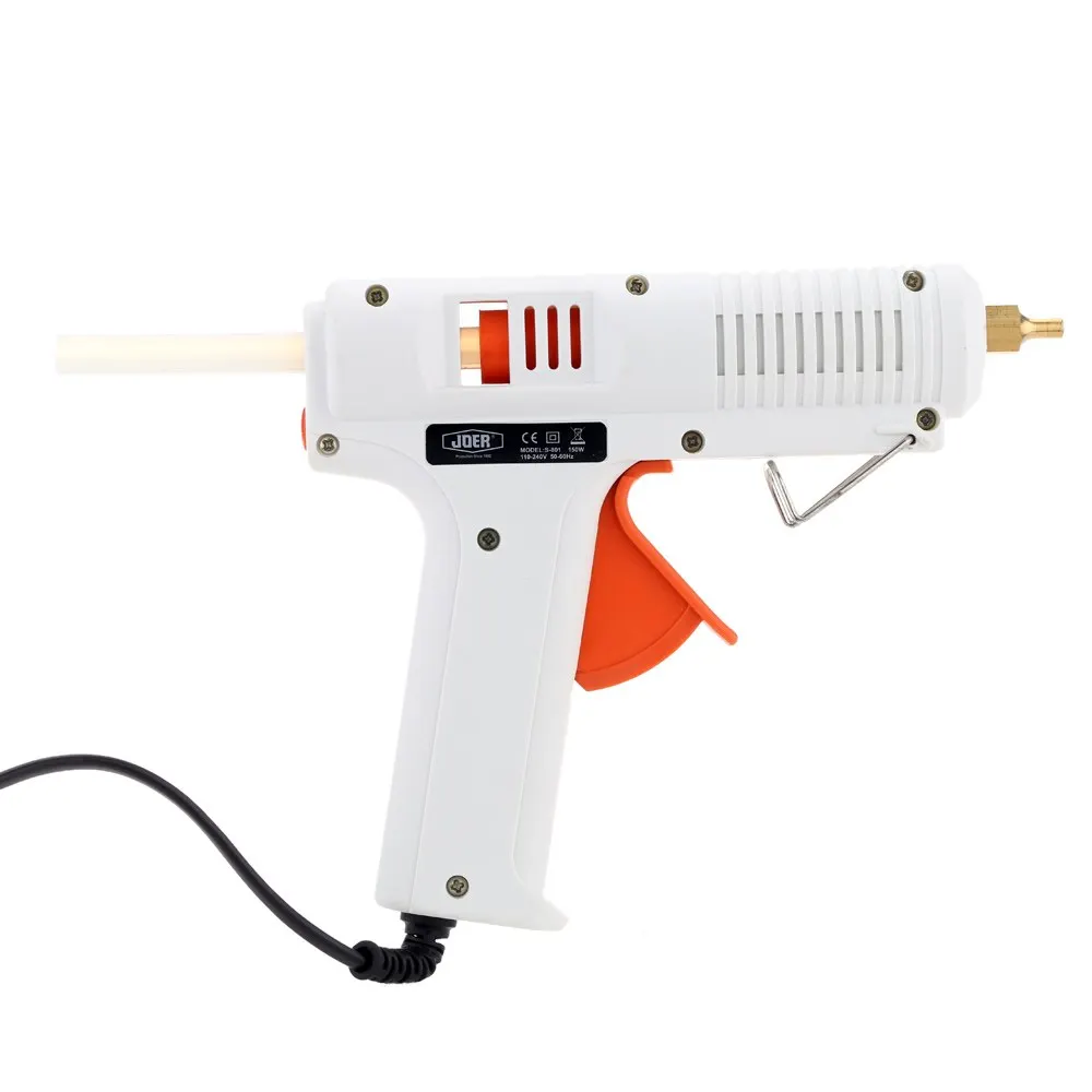 

150W High Power Hot Melt Glue Gun 100-240V Glue Tool Adjustable Temperature Repair Tool with 20pcs Glue Sticks 140-220 Degrees