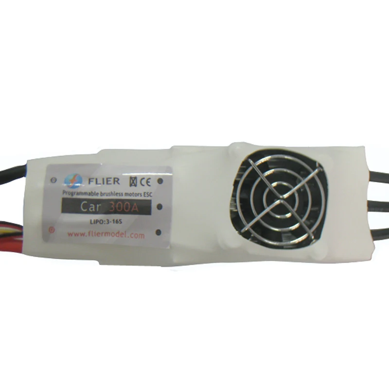 FATJAY FLIER 300A ESC 3-16S ESC с охлаждающим вентилятором Бесщеточный Регулятор скорости с usb-кабелем для радиоуправляемого автомобиля