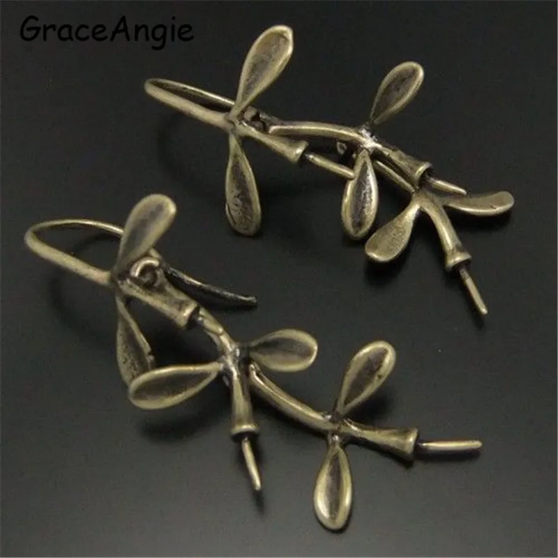 GraceAngie 20 шт. Atq латунные ювелирные изделия ветки подвески фурнитура 36*13*3 мм для