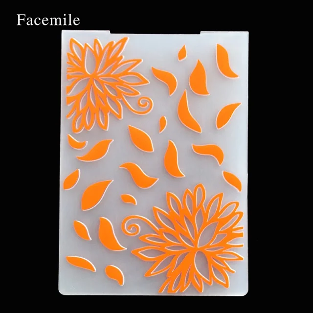 Facemile 1 шт. пластиковая папка для тиснения для скрапбукинга DIY альбом карта инструмент пластиковый шаблон штамп карта изготовление украшения