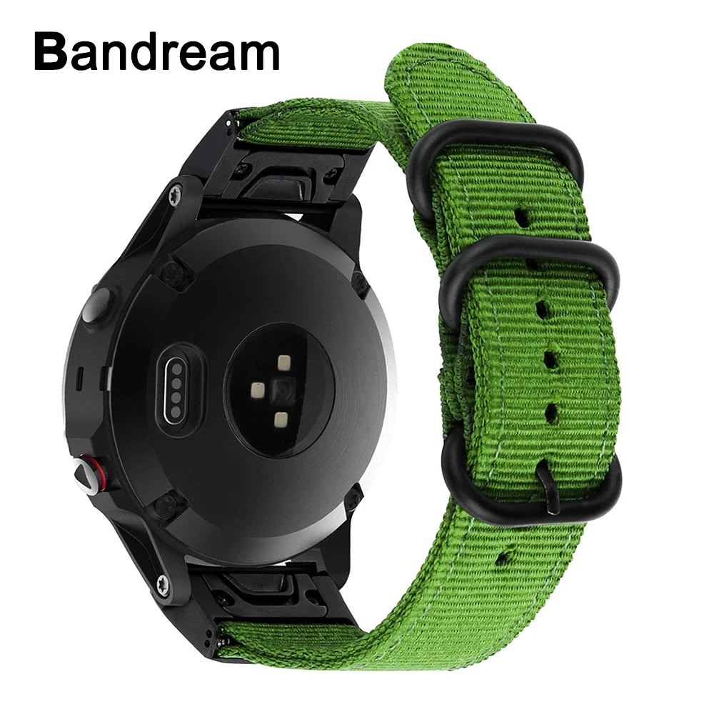 

Нейлоновый ремешок для часов Garmin Fenix 5/5 Plus/Forerunner 935/Approach S60, 22 мм, с металлической застежкой
