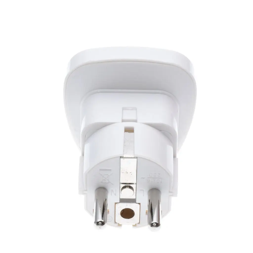1to2 Universal UK/US/EU/AU 3 Pins 2 Socket to Germany France South Korea 4.8mm Travel Power Adapter Plug safety shutter | Обустройство