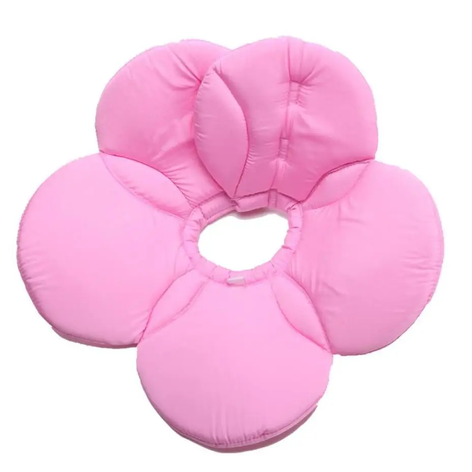 pink ISHOWTIENDA ошейник для питомцев елизабетанский ошейник для собак и кошек Регулируемый ранозаживляющий e-воротник мягкий конус умный конус для предотвращения укуса красивый 0503 - Цвет: pink