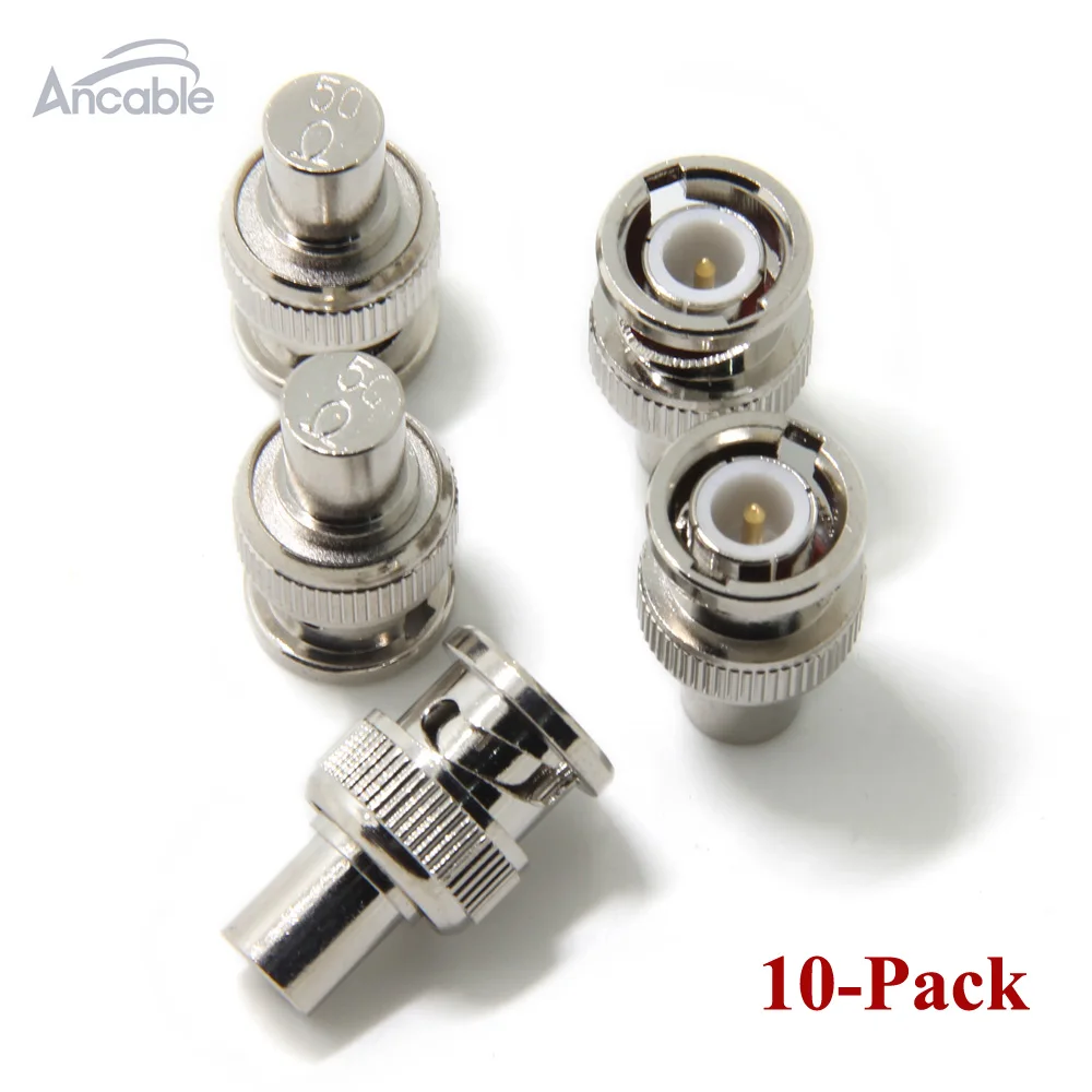 

Ancable BNC 50 OHM Terminator RF/Coaxial Connector Adapter 10-Pack
