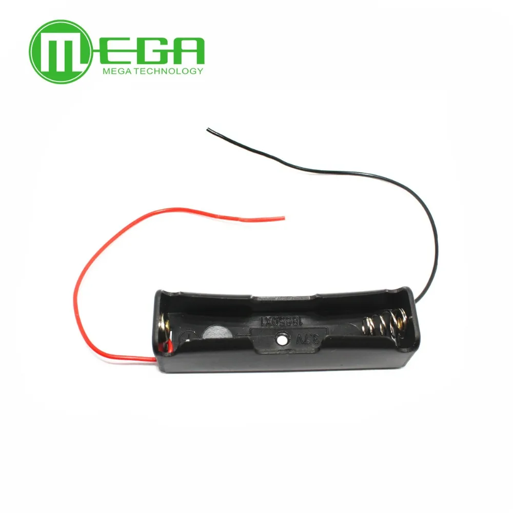 10 штук 18650 Батарея Li-ion 3.7V Черный ящик для хранения с крепежными зажимами и проводами для автоматизации.