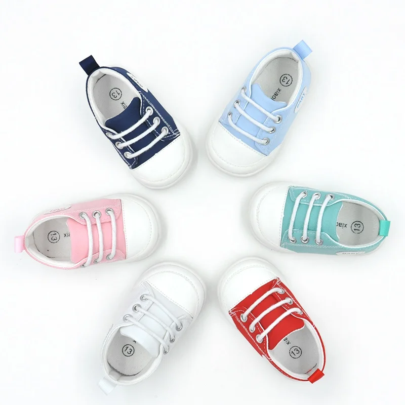 New Multicolor Spring Summer Newborn Baby Boys Girls Crib Shoes First Walkers Infant Pre Non-slip Sneakers J2 |