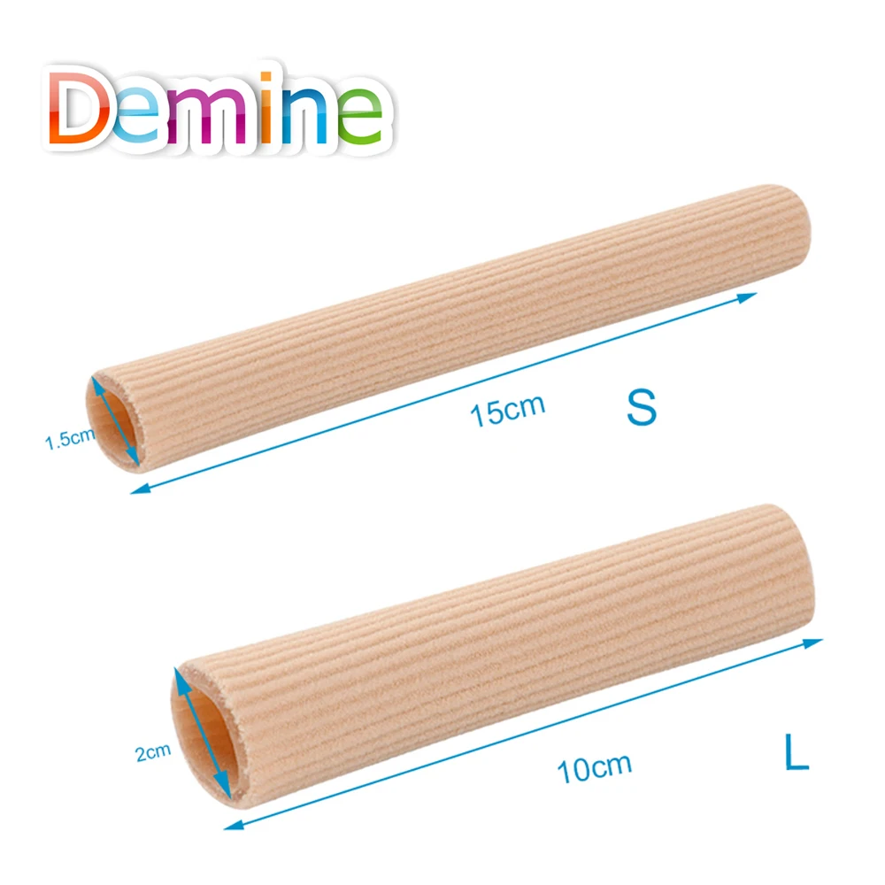 Demine вставки для пальцев ног трубка вальгусной деформации мозолей пароникья