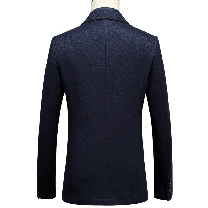 Мужской шерстяной пиджак деловой Повседневный M 3XL Осень зима 2019|casual men suit|men suit