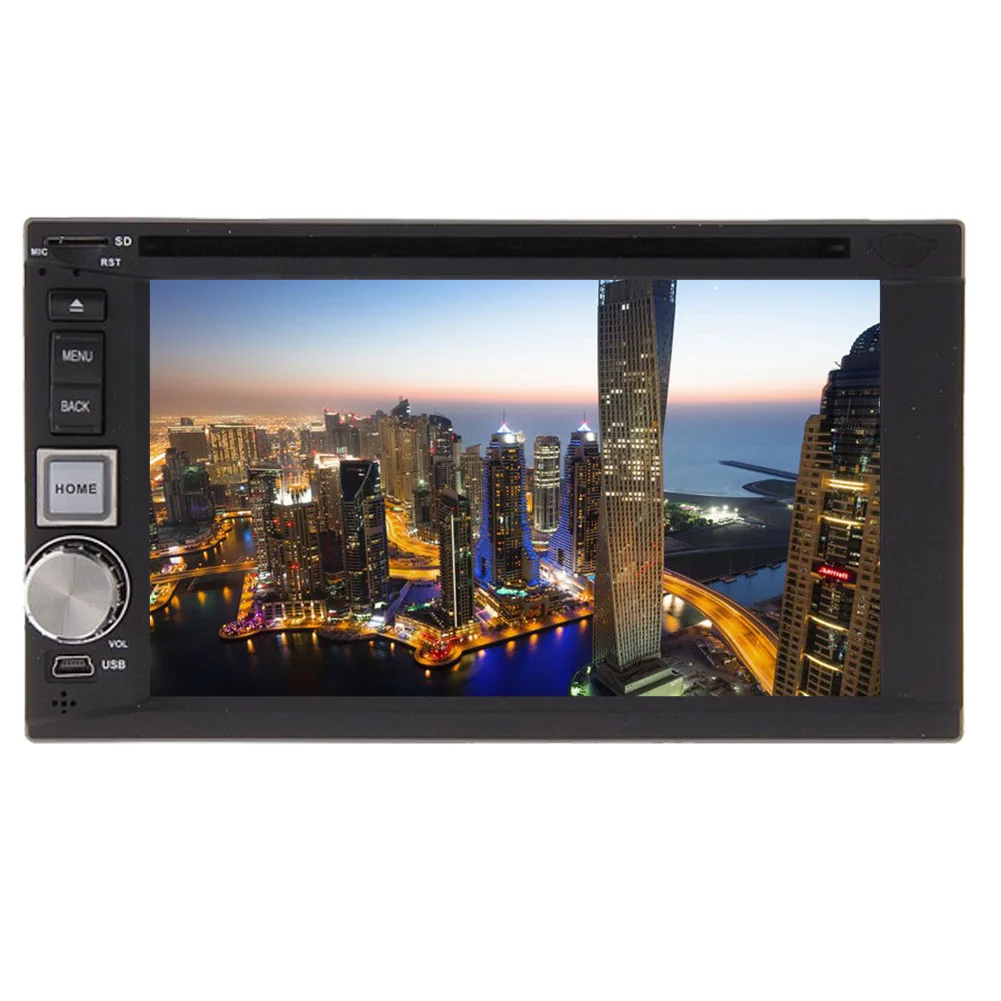 2 din MP4 Музыка усилитель приемника RDS Аудио Автомобильный DVD плеер радио