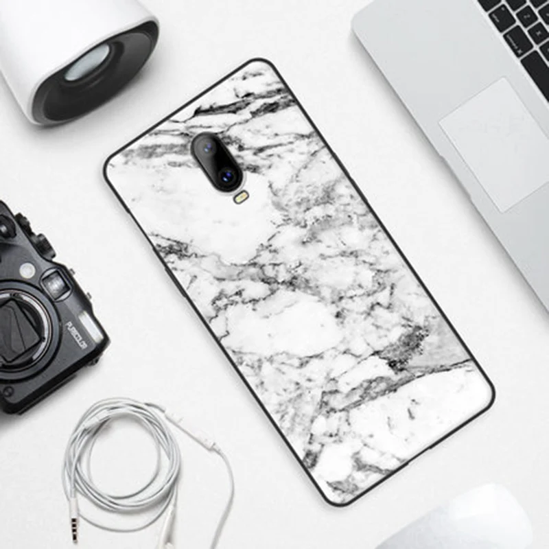 6.41&quot For Oneplus 6T Case wood stone style soft phone Oneplu6T Cover 6 T A6010 back Shell One plus coque bag | Мобильные