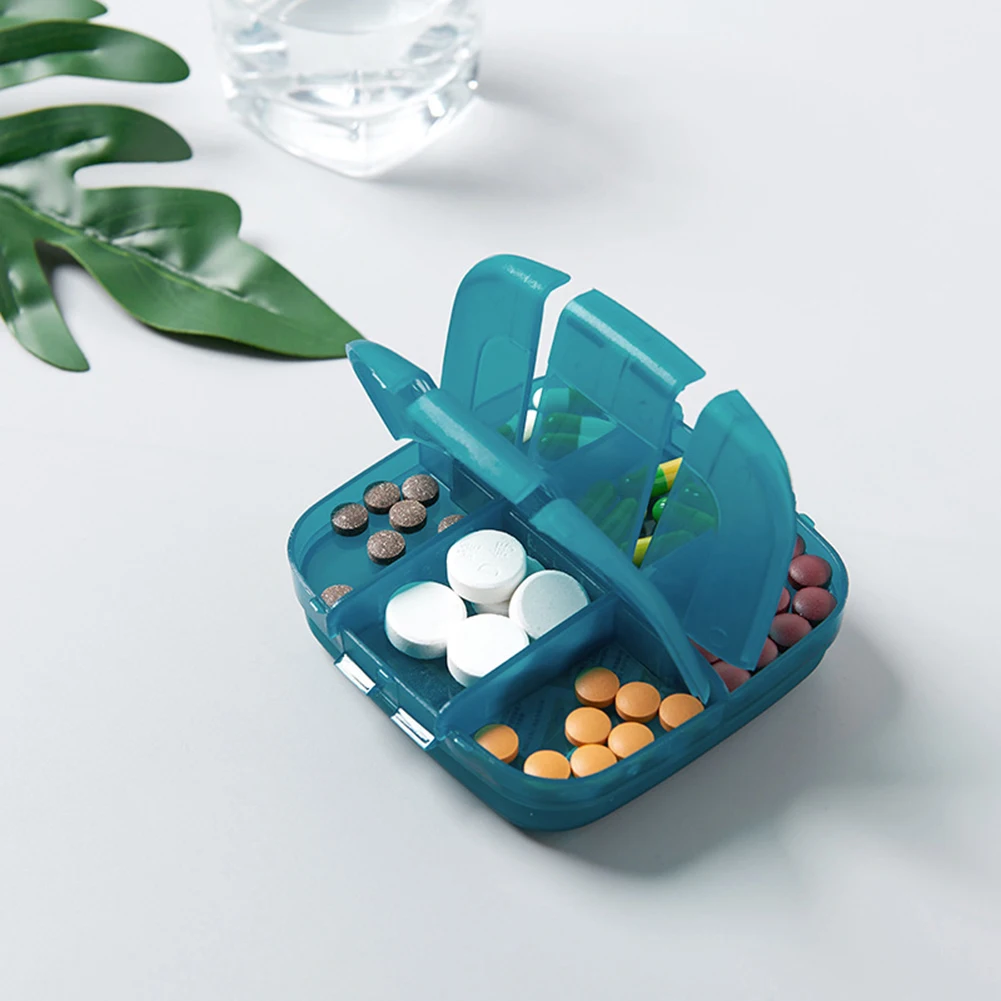 Портативная коробка для хранения таблеток путешествий сумка органайзер