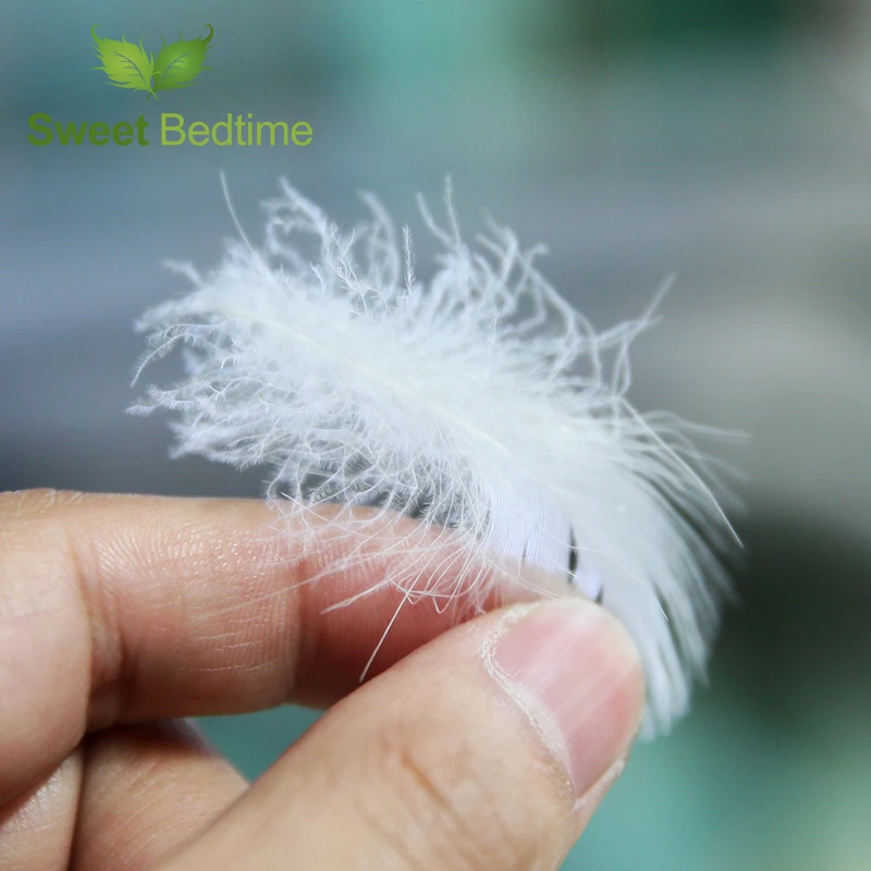 Дешевое белое гусиное перо 2 4 см/степень стирки 1000 + без запаха/диван подушка