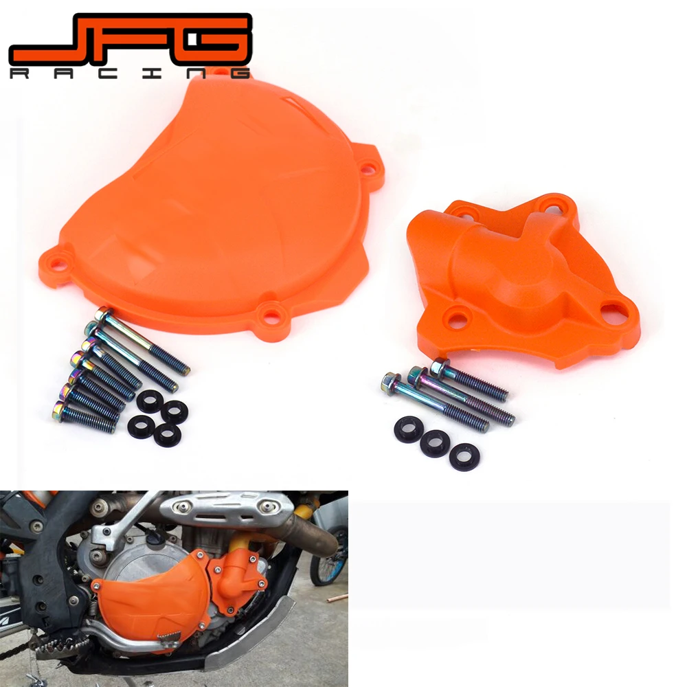 water clutch cover Сцепление Мотоцикла защитная крышка водяного насоса протектор для KTM SXF EXCF XCF XCFW SX-F EXC-F XC-F XCF-W 250 FREERIDE 350 - Цвет: water clutch cover