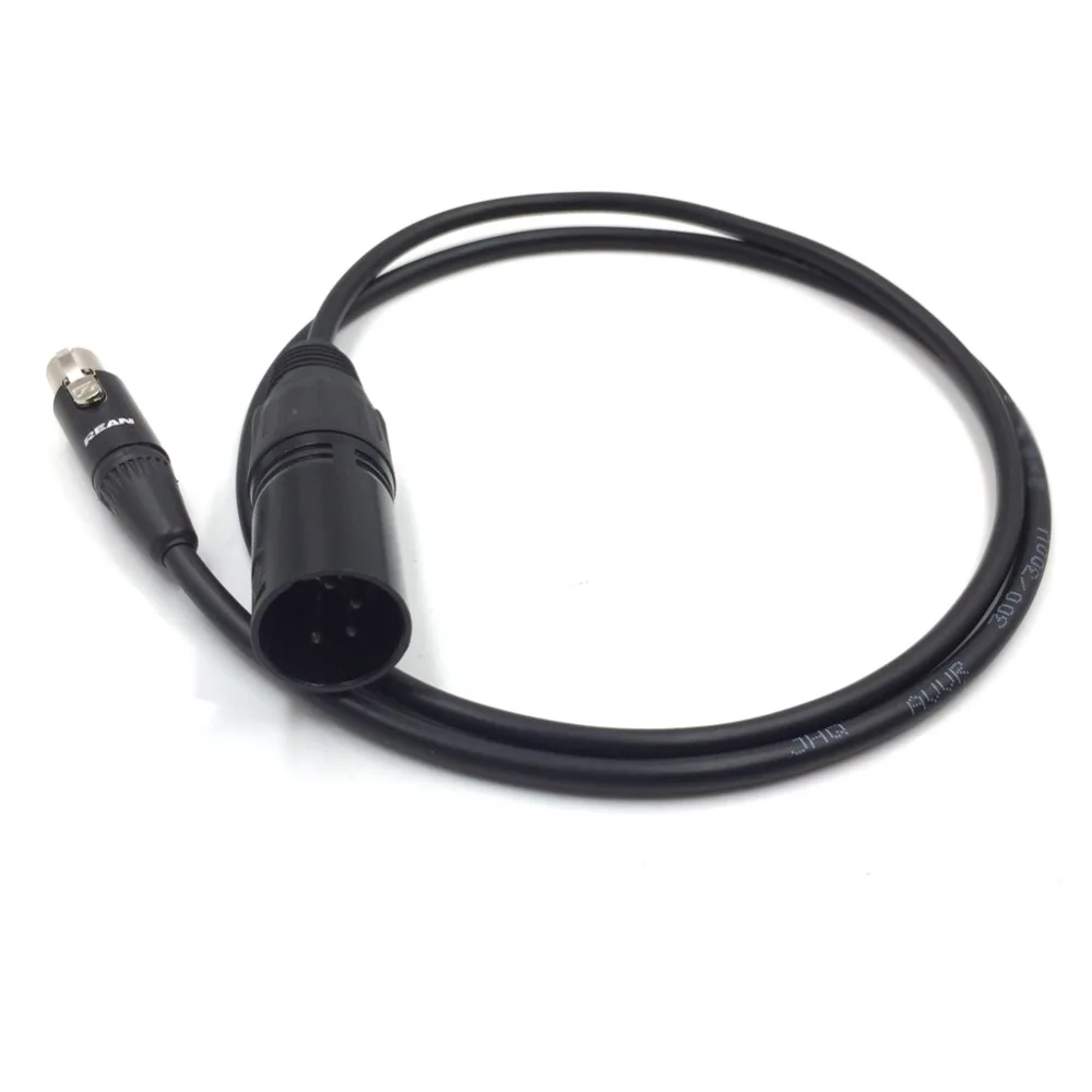 ARRI Alexa Cameras to TVlogic Monitor 12V кабель питания монитора XLR 4 Pin Male Neutrik REAN RT4FC-B Mini Plug pin |