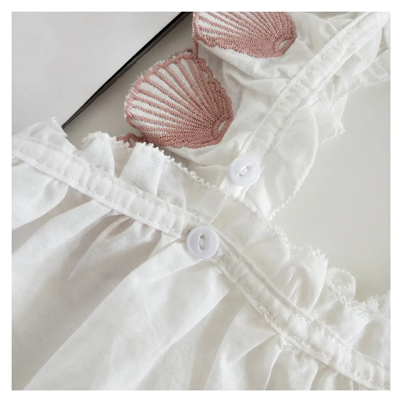 Летний комплект одежды из 2 предметов для маленьких девочек Комплект летней