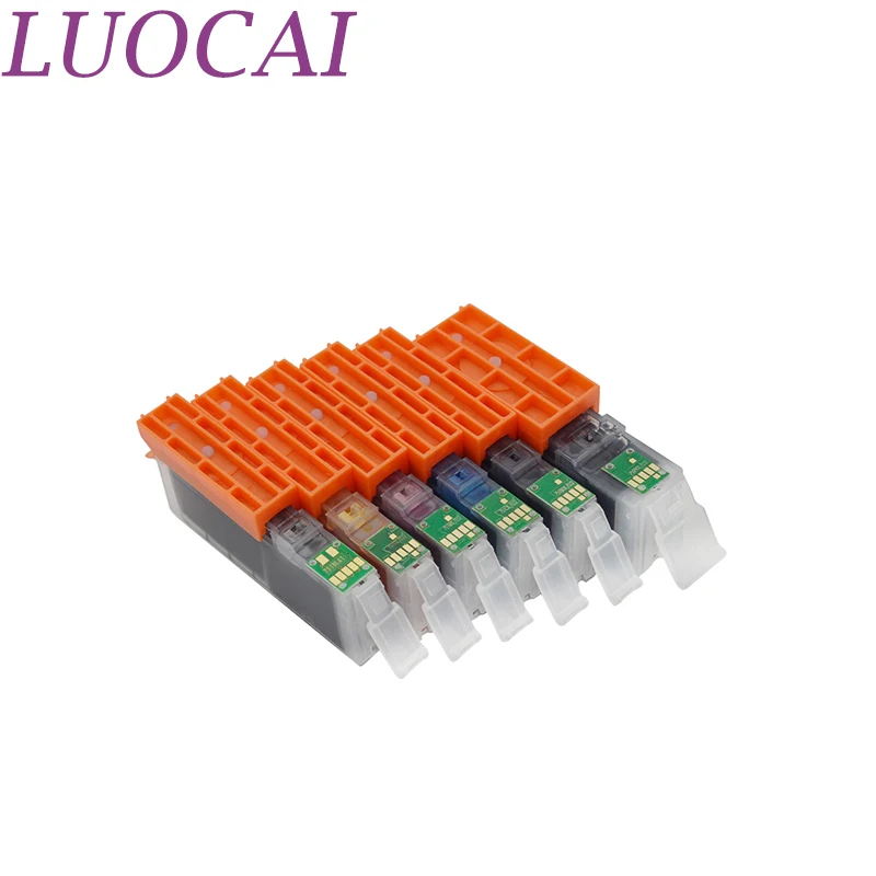 12X чернильные картриджи LuoCai совместимые с Canon PGI 650 CLI 651 PGI650 CLI651 PIXMA MG5460 MG5560 MG6360 MG6460