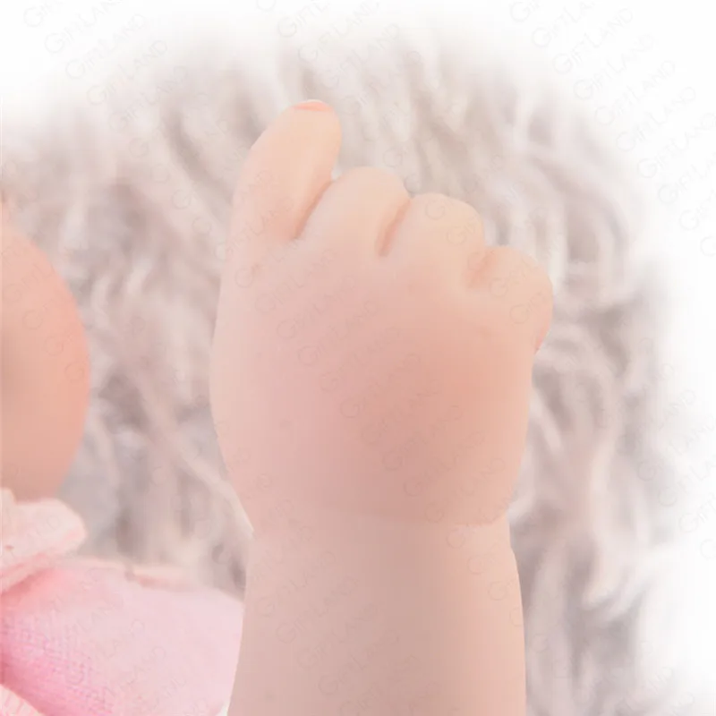 Reborn Baby Doll Bebe принцесса малыш романтический розовый Мягкая кукла для малышей