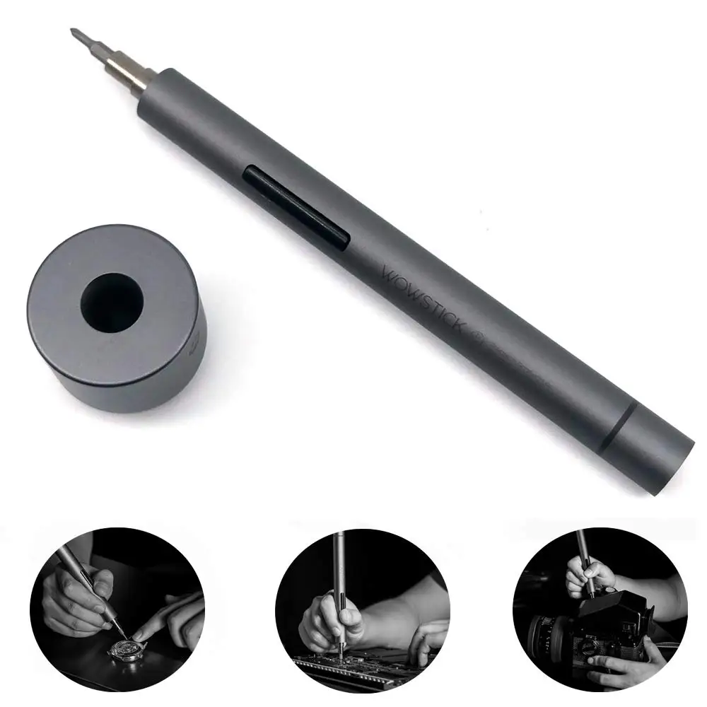 Прецизионная отвертка Wowstick 1F pro с магнитным ковриком, электрическая отвертка, перезаряжаемый набор инструментов для ремонта, включая 56 бит