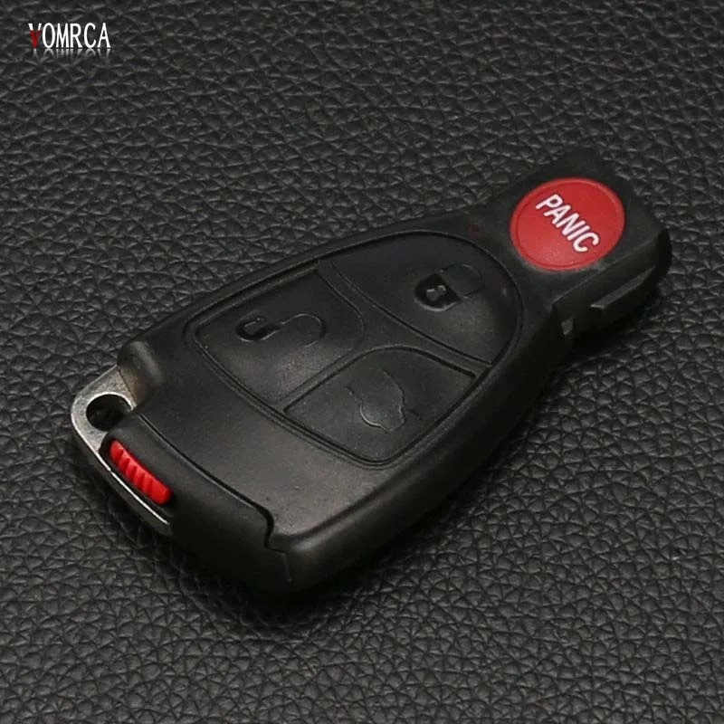 Лидер продаж 2016 брелок для ключей с кожаным ремешком Benz B C E ML S CLK CL 3B 3BT AMG 3 кнопками