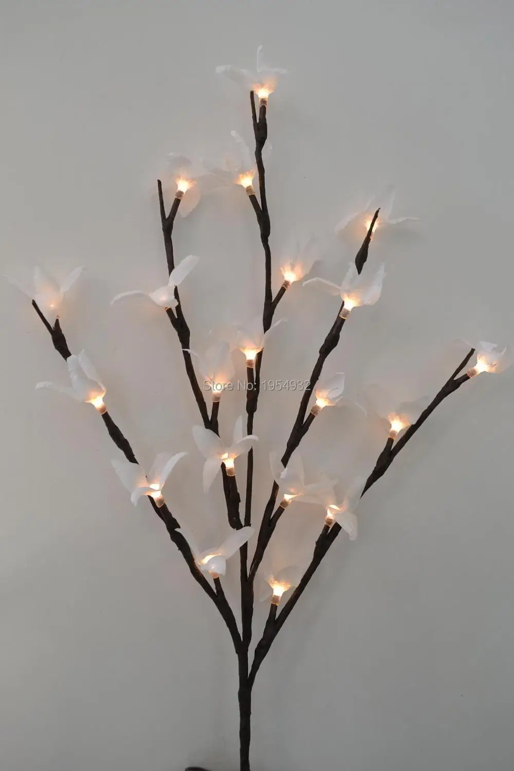 Светодиодный светильник на батарейках Forsytia Branch 2" 20 светодиодный светильник на батарейках Forsytia Branch свадебное украшение стола ветка светильник