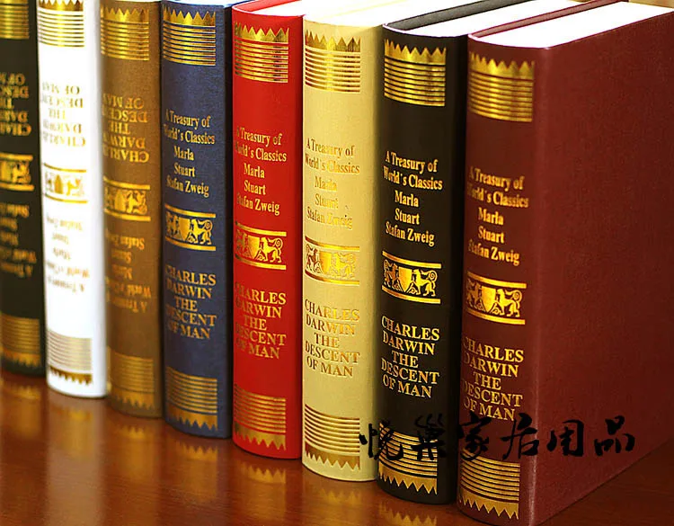 Европейский стиль украшение Дарвин книги фотография Реквизит исследование