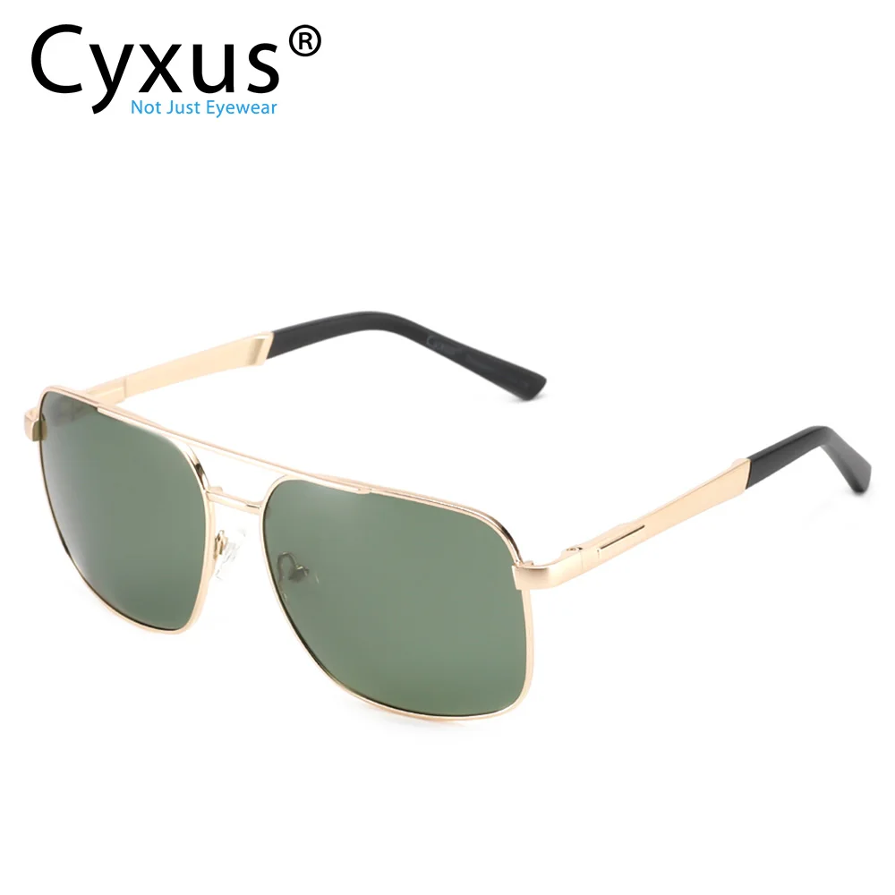 Cyxus поляризованные солнцезащитные очки Классические UV 400 квадратные оттенки