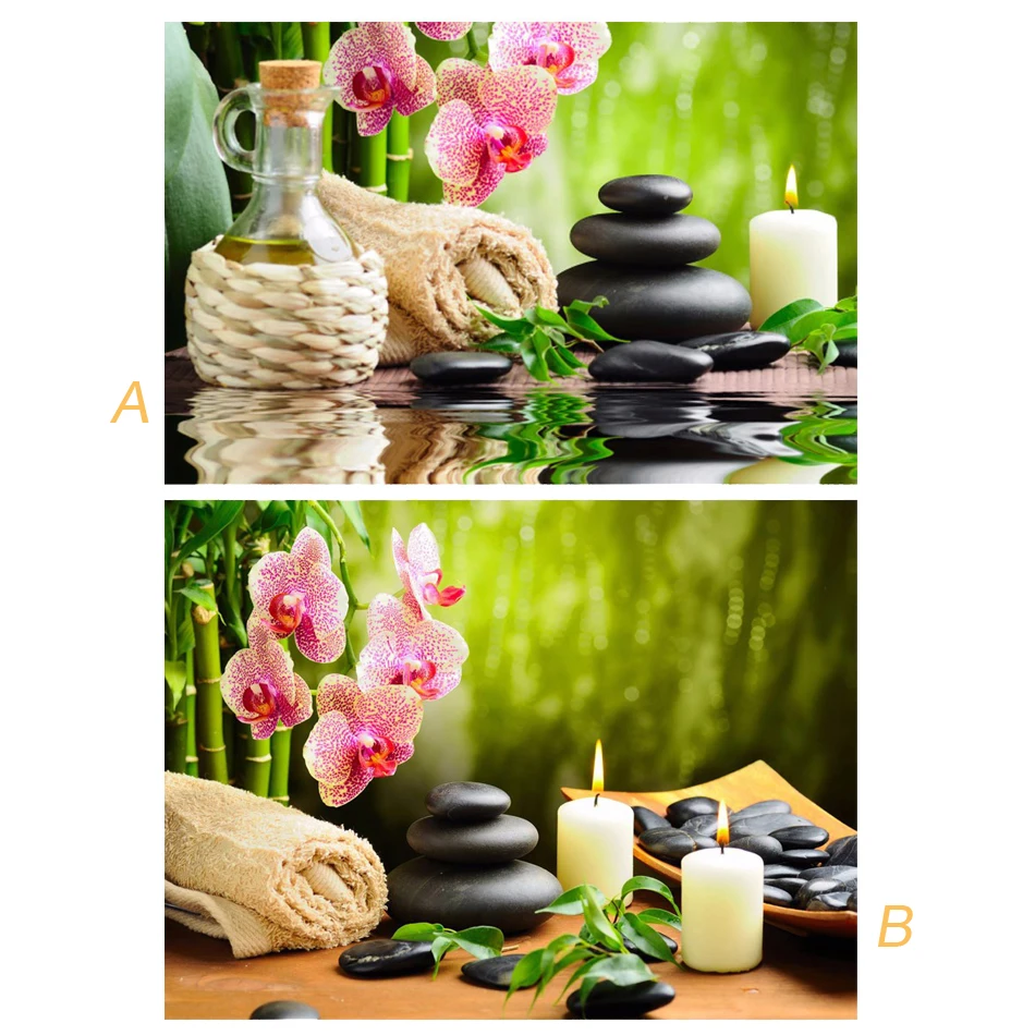 5D DIY Алмазная картина цветок вышивка крестиком Калла Камень Свеча рукоделие