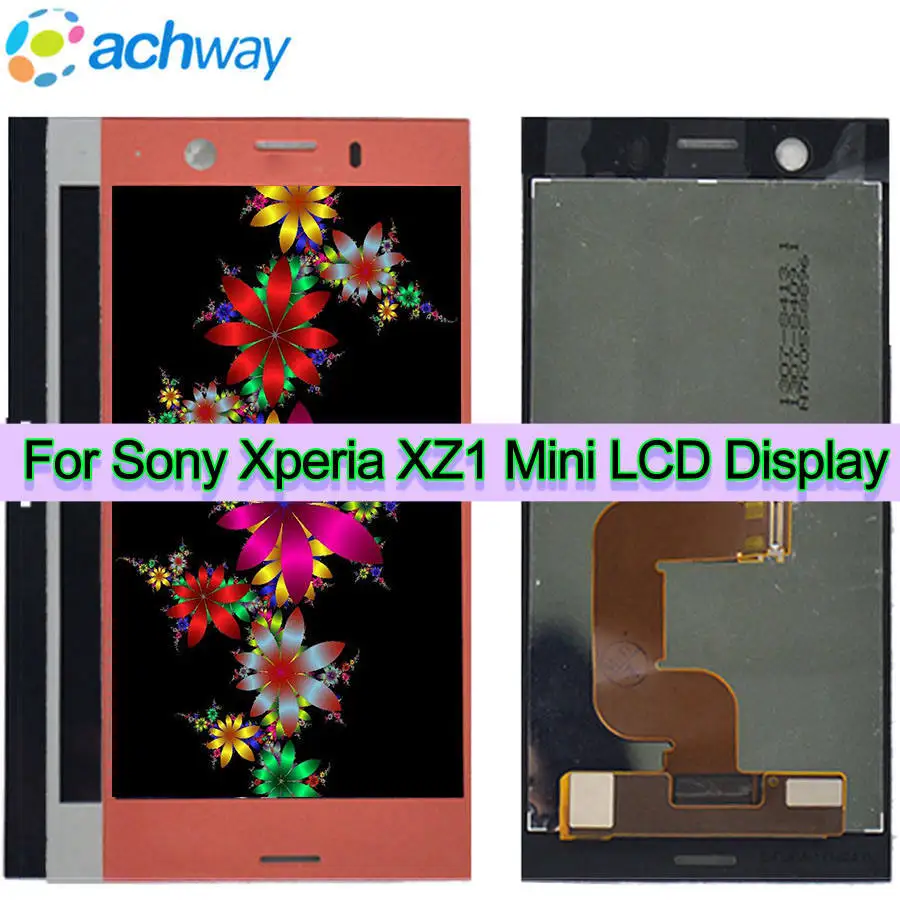 ЖК экран 4 6 дюйма для Sony Xperia XZ1 Compact сменный дигитайзер сенсорного экрана Mini|Экраны
