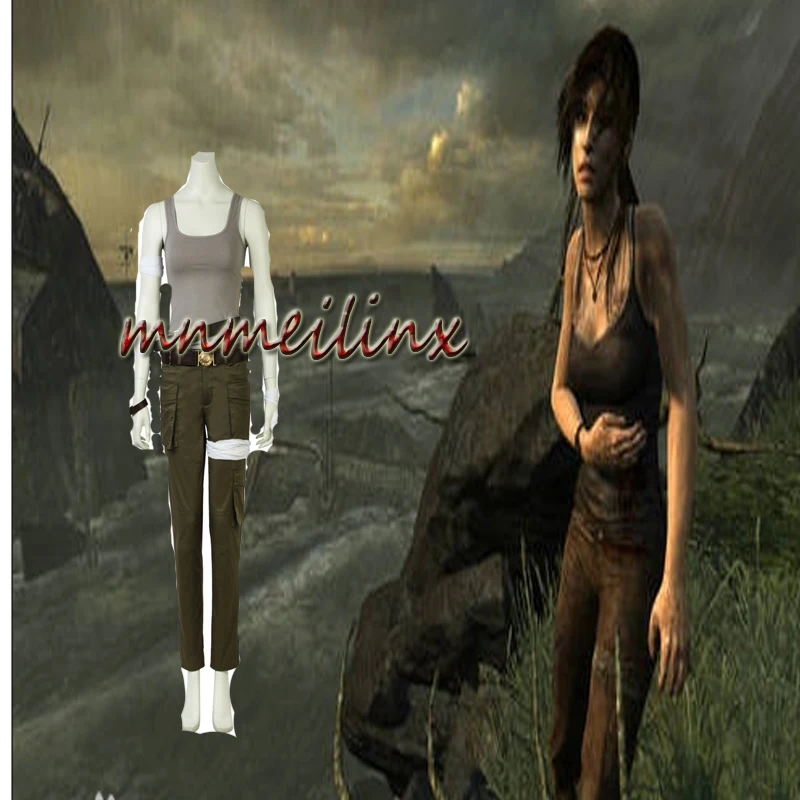 2018 Новое поступление косплей Tomb Raider Lara Croft костюм для косплея на Хэллоуин|Костюмы