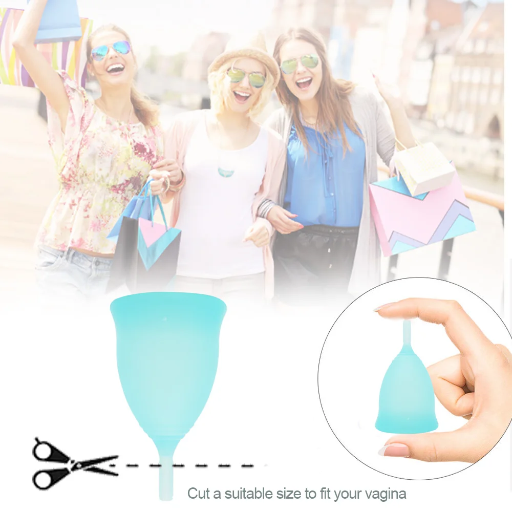 

3pcs Soft Silicone Menstrual Cup Sterilizer Cup Woman Period Cup Sterilisateur Coupe Menstrual Lady Cup Medical S/L Size