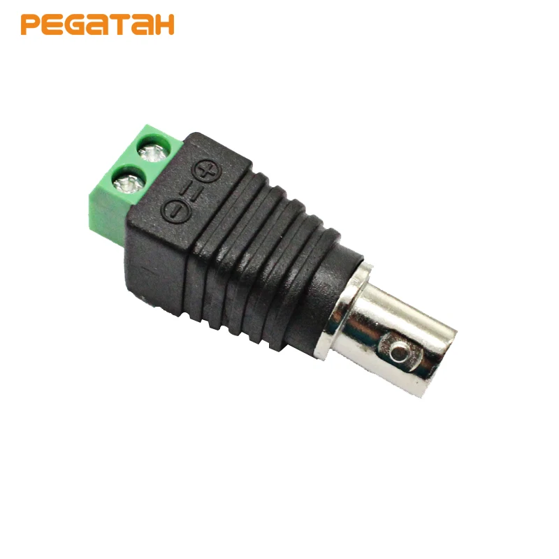 Разъемы BNC DIY для камеры видеонаблюдения коаксиальные/Cat5/Cat6 кабели аксессуары |