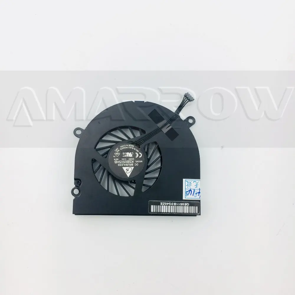 

Original free shipping Laptop CPU Fan for Apple Macbook Pro 15" A1286 A1297 2009 /2010 /2011cooling fan Left