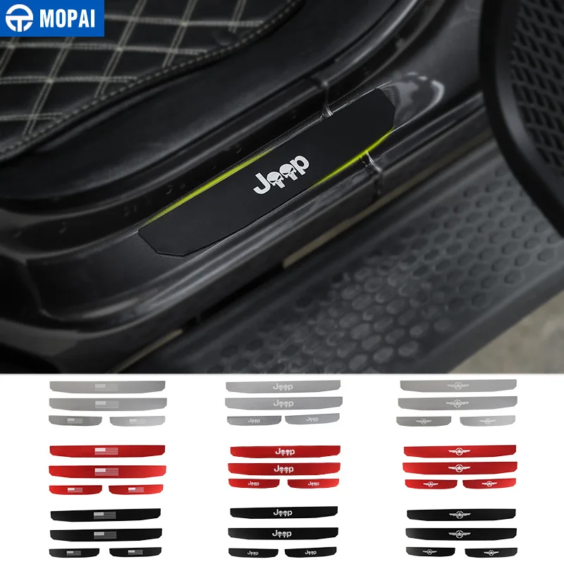 MOPAI автомобильные панели Nerf для Jeep Wrangler JL, Накладка на порог автомобиля для Jeep Wrangler JL+ аксессуары