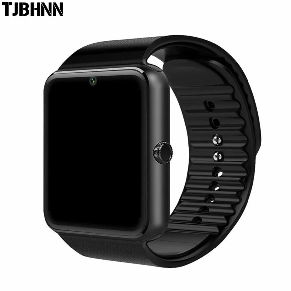 GT08 Смарт часы Bluetooth мужские с сенсорным экраном умные большой батареей поддержка