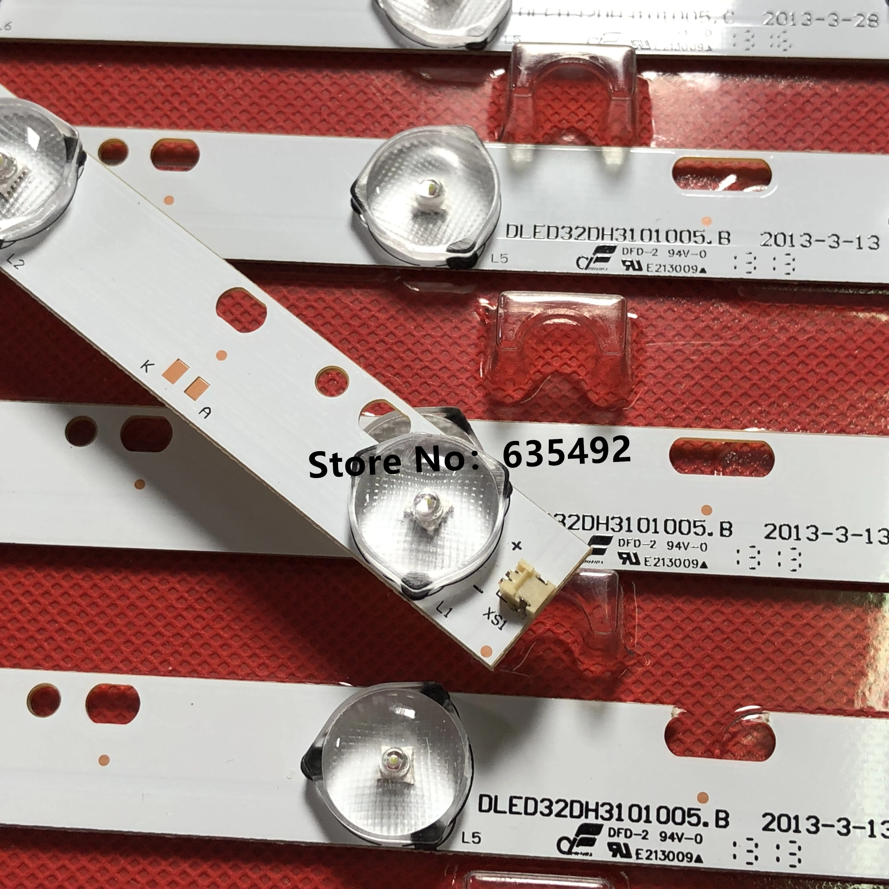 LED Backlight strip 10led 570mm for V315K2-PE1 32&quotTV LCD EM320D0 IC-A-CNA032D127 LXC031 PLDED3273A-D | Электроника
