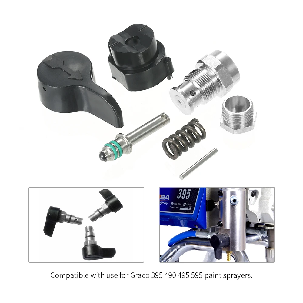 

Wear-resisting Prime Spray Valve Return Valves of Airless Spraying Machine for Graco Ultra 395 490 495 595 Sprayer
