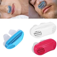 silicone anti snore clip nasal dilator stop snoring nose clip sleep tray sleeping aid apnea device
