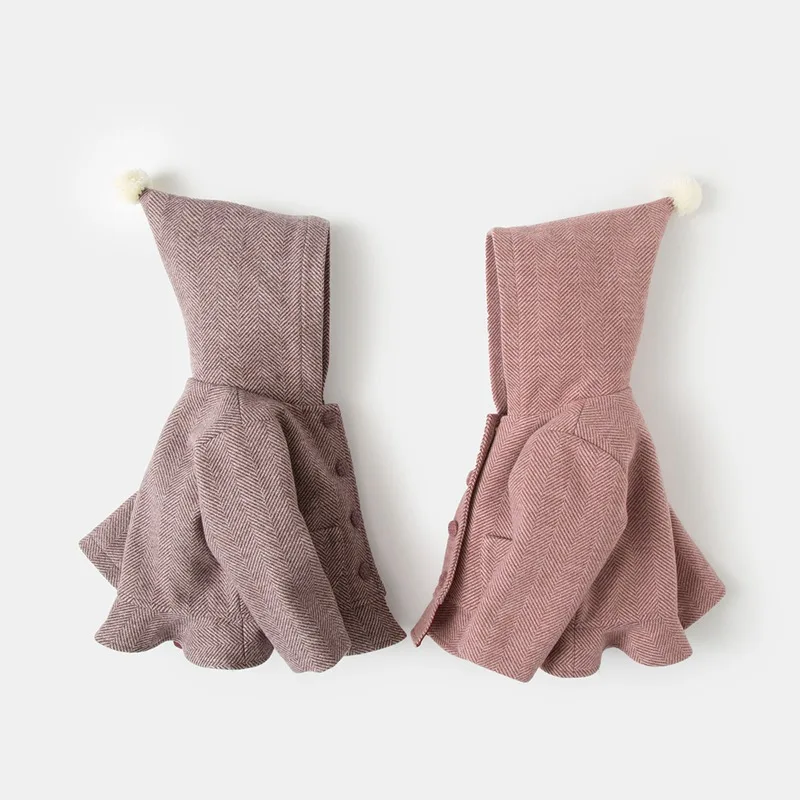 baby girl winter clothes kids coats 2018 Fashion New Girl woolen coat Winter 18M-5 Yrs warm jacket | Детская одежда и обувь