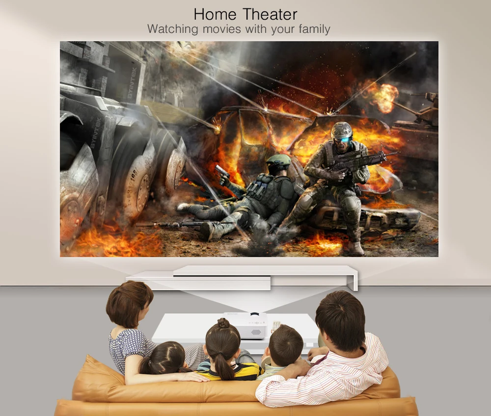 Byintek BT140 Смарт трансляцию miracast Портативный HDMI USB Micro Pico LED мини проектор HD 1080 P