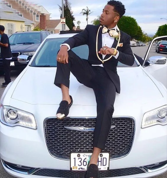 Женский блейзер и брюки темно синий золотой свадебный облегающий костюм|skinny suits