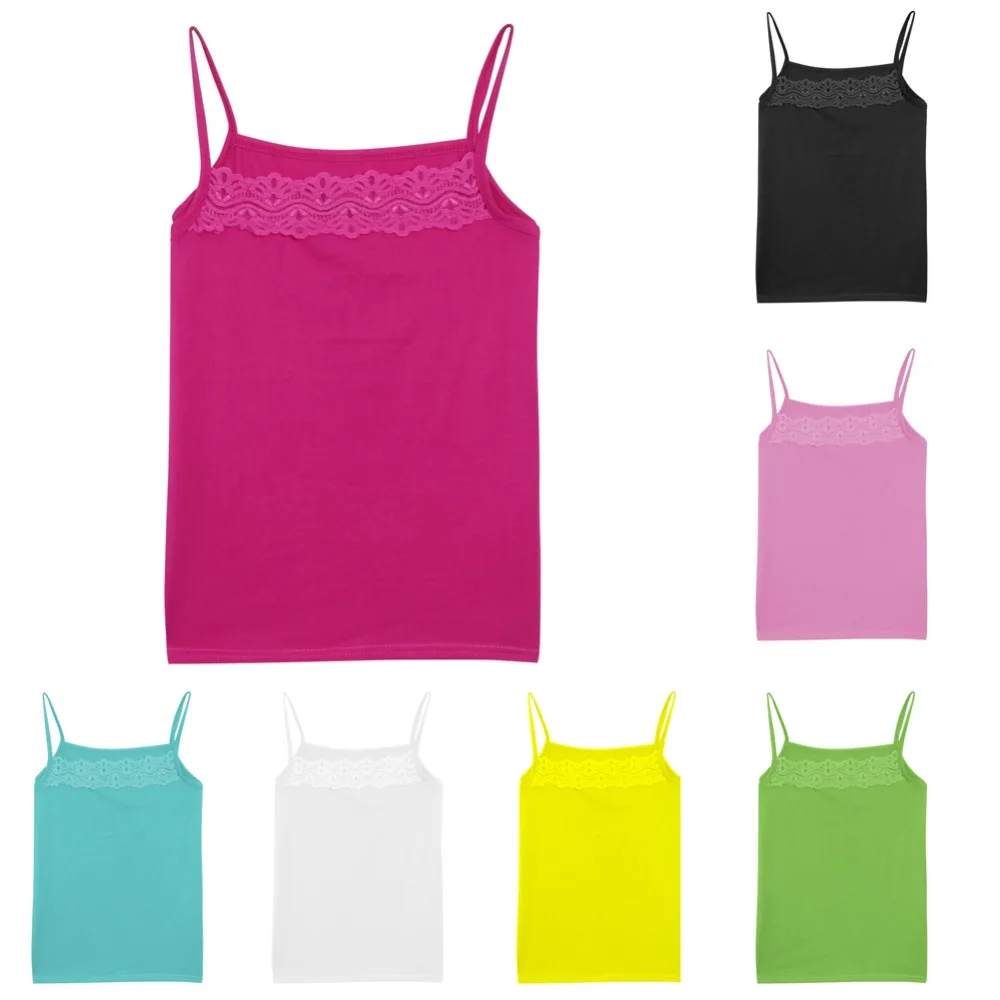 Женский сексуальный кружевной топ без рукавов с цветочным принтом Повседневная