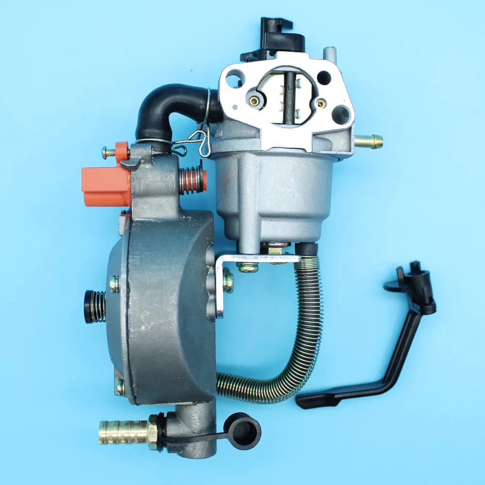 

Карбюратор, двойной комплект для переоборудования топлива для двигателя генератора Honda GX160 GX200 168F 170F 2кВт, 3 кВт, сжиженный углеводородный газ...